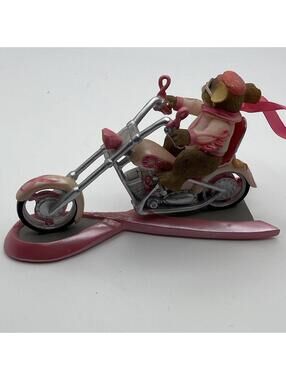 Chopper Breast Cancer Cure Biker Mouse From Hamilton Collection Charming Trails
